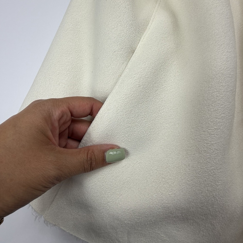 Lauren Ralph Lauren Faux Shearling Vest Women's Large Sleeveless Hook Front Coat - Picture 7 of 9